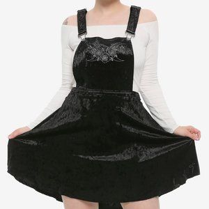 Hot Topic Moon & Roses Velvet Skirtall